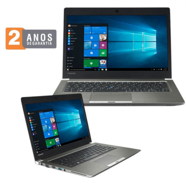 Portátil Toshiba Z30-E 13.3″ TFT Full HD i5-8250u 8GB DDR4  SSD 256GB NVMe Intel UHD Graphics 620