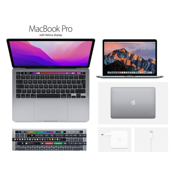 APPLE MACBOOK PRO 13.3" IPS Retina I5-8ª GEN 8GB SSD 256GB (Touch Bar) macOS (15.4-2019) 