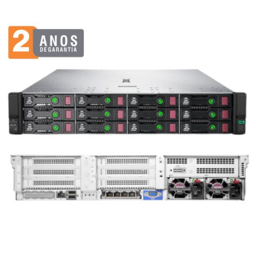 HPE DL380 GEN10 LFF 6162 2P 512GB 2xSSD NVME 1TB | 12xHDD 8TB SA P816i Servidor Usado Recondicionado 