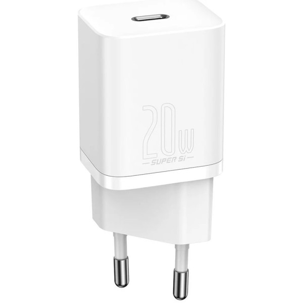 Carregador Rápido Super Si 1C 20W Eu Branco