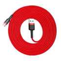 Cabo Usb Cafule For Type-C 2A 3m (Vermelho)