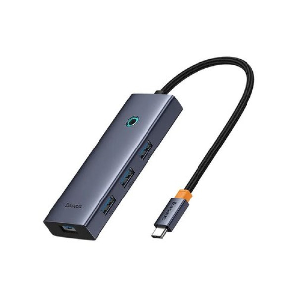 Hub Usb UltraJoy 5in1 5-Portas (1xHdmi 4K@30Hz + 4xUsb 3.0) Cinza