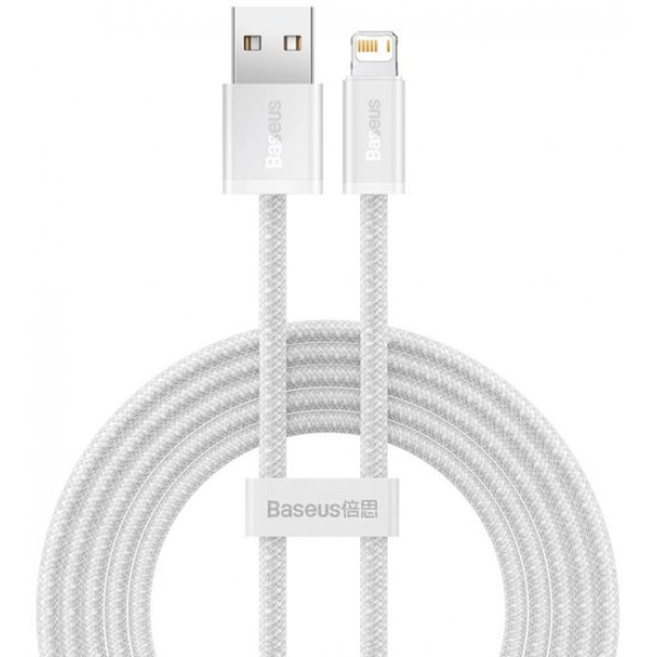 Cabo Carregamento Rápido Usb - Lightning Dynamic Series 2.4A 1m Branco