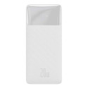 PowerBank Carregamento Rápido Bipow Display Digital 10000mah 20W Branco Overseas Edition