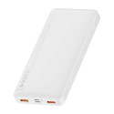 PowerBank Carregamento Rápido Bipow Display Digital 10000mah 20W Branco Overseas Edition